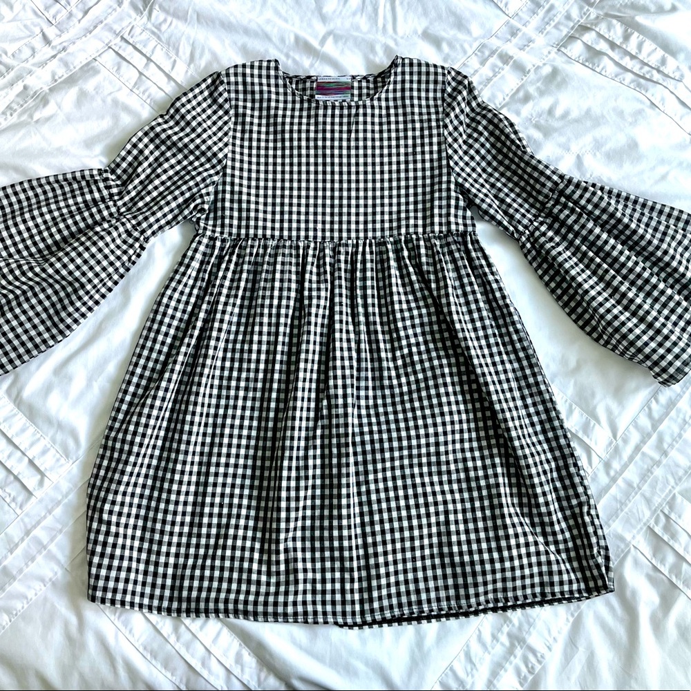 Checkered UO Babydoll Dress